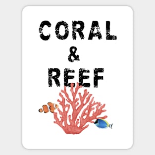 Coral and Reef T-shirt, Summer Vibe T-shirt Sticker